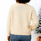 Christmas Tree Womens Christmas Jumper - Cream