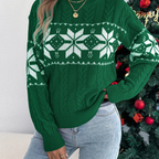 Fair Isle Women's Christmas Jumper - Green