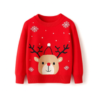 Teddy Reindeer Kids' Christmas Jumper