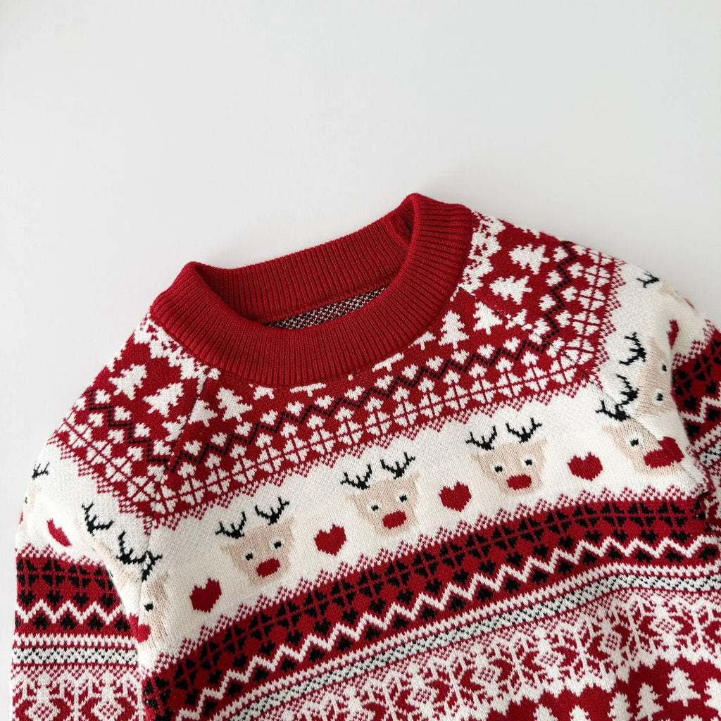 Fair Isle Christmas Jumper & Hat 4