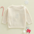 Gingerbread man & Candy Cane toddler Christmas Jumper back