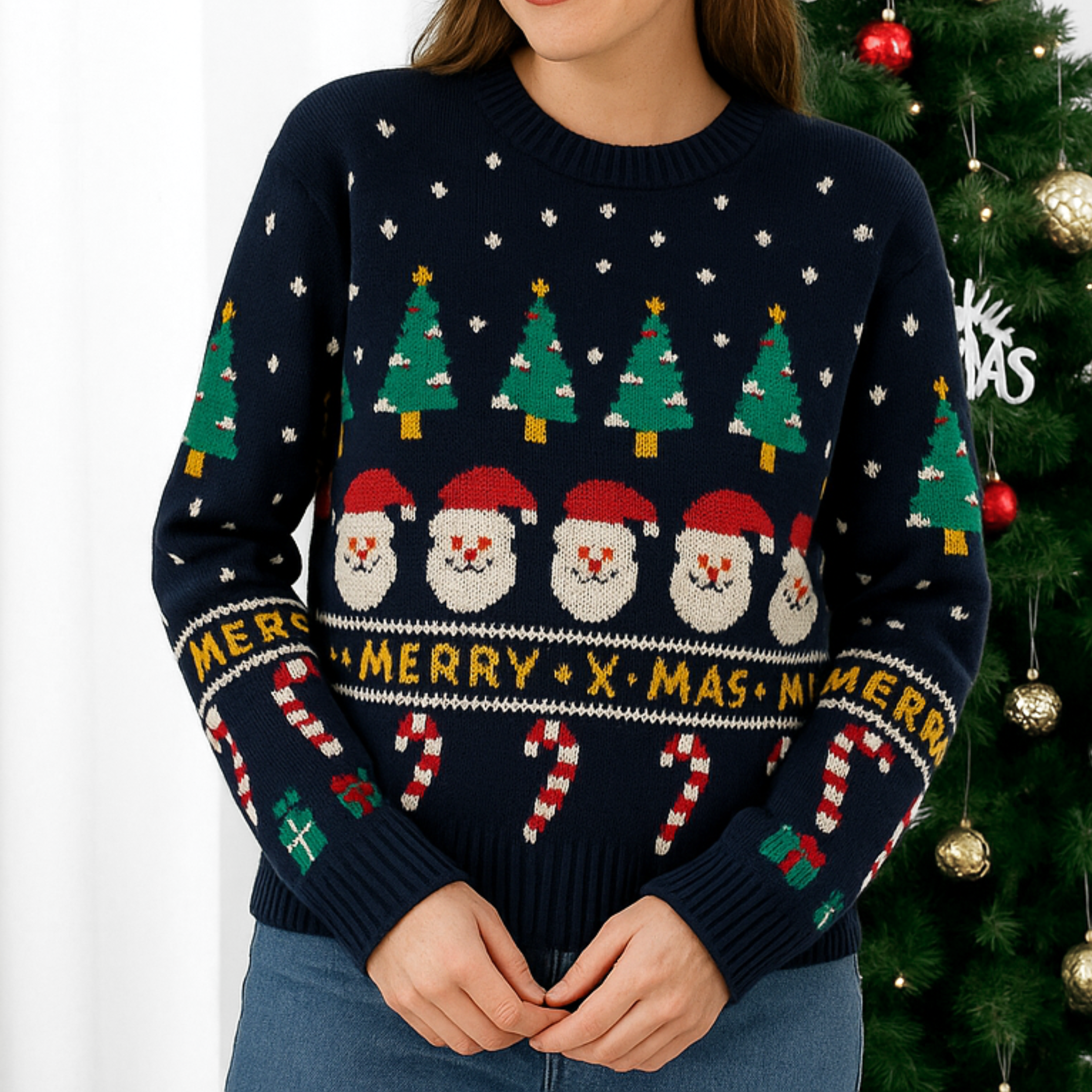 Merry Xmas Womens Christmas Jumper