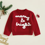 Merry & Bright Kids' Christmas Jumper