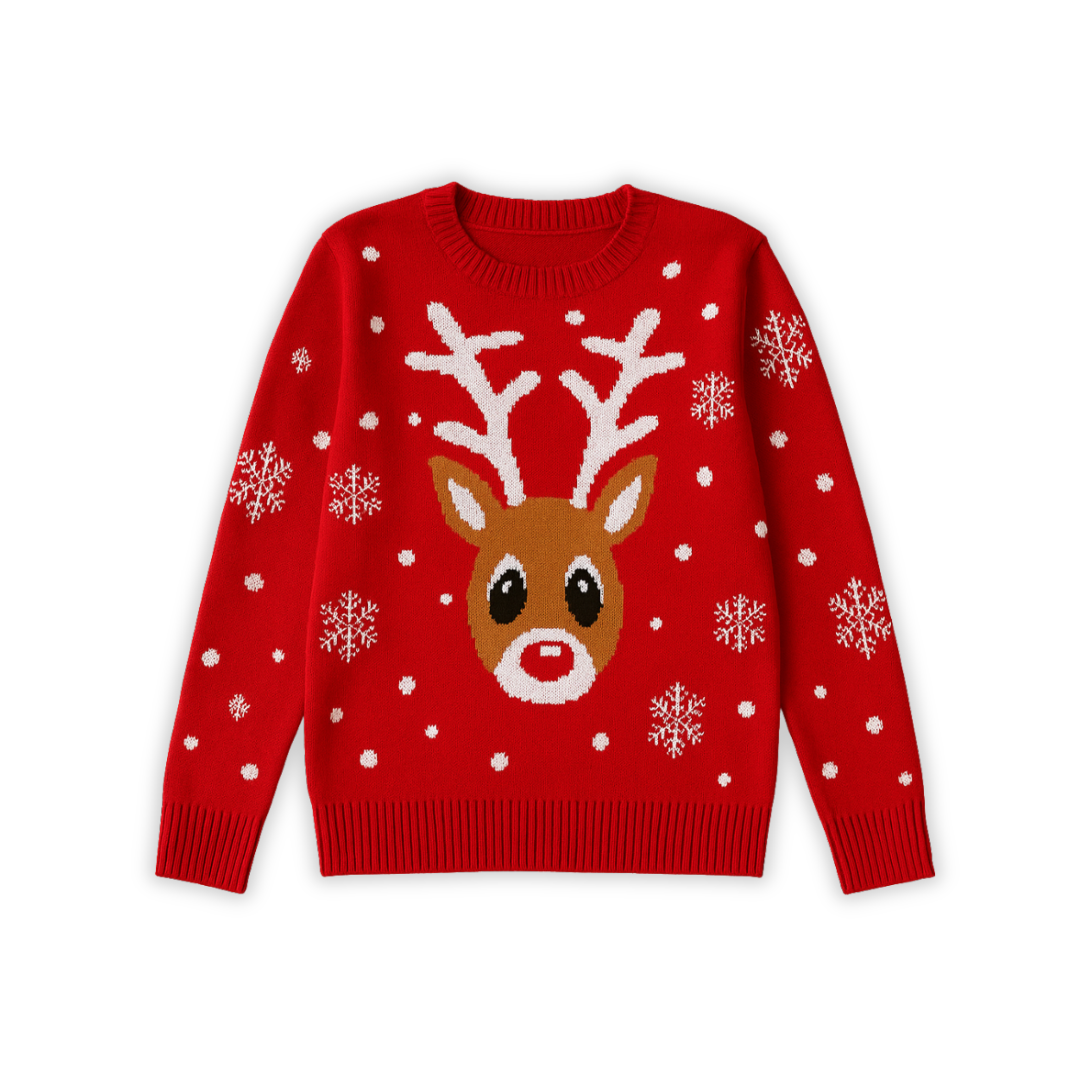 Rudolf in the Snow Womens' Christmas Jumper
