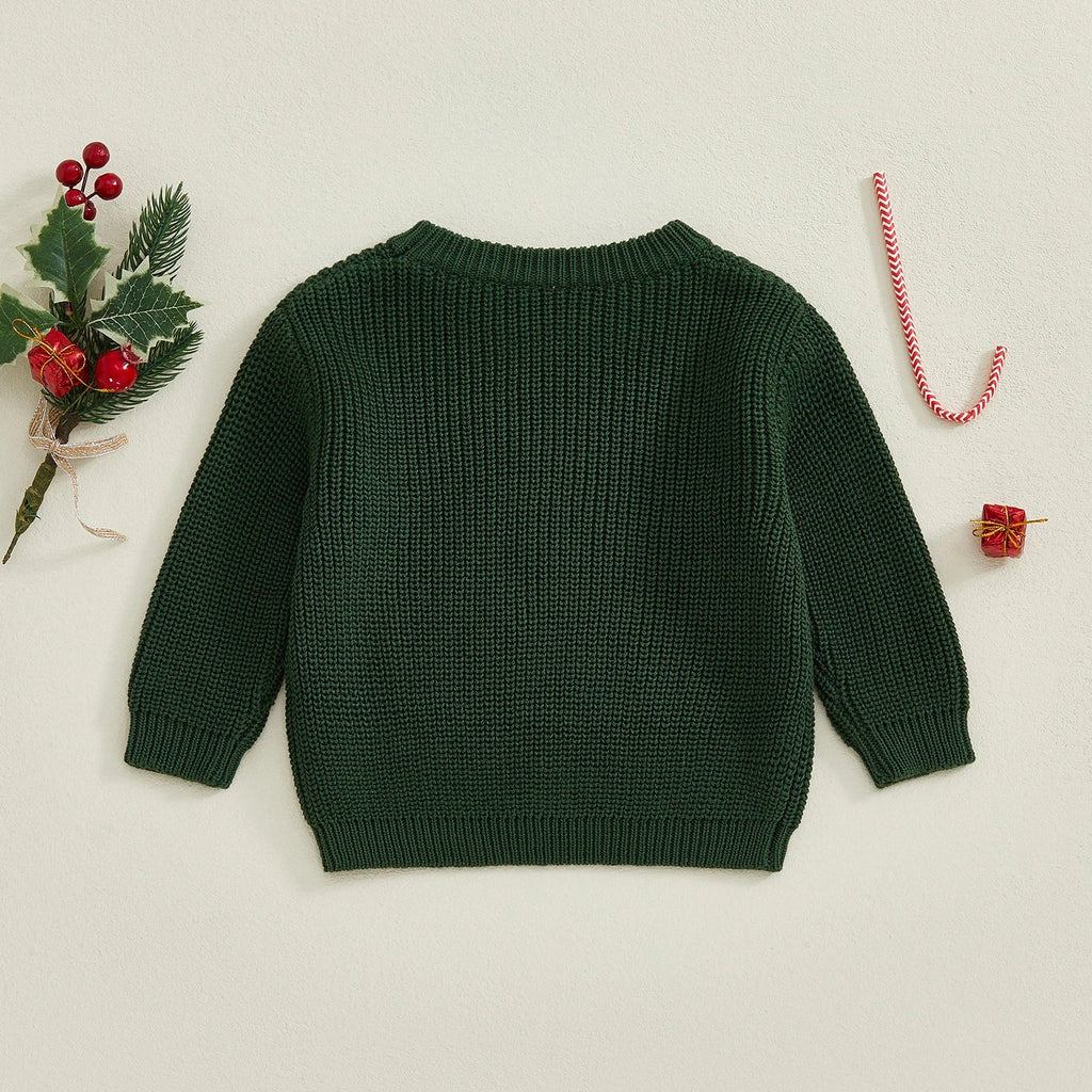 My 1st Christmas baby Jumper - Green