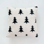 Plush Fir Trees Christmas Cushion Cover