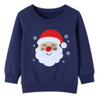 Smiley Santa Kids' Christmas Jumper