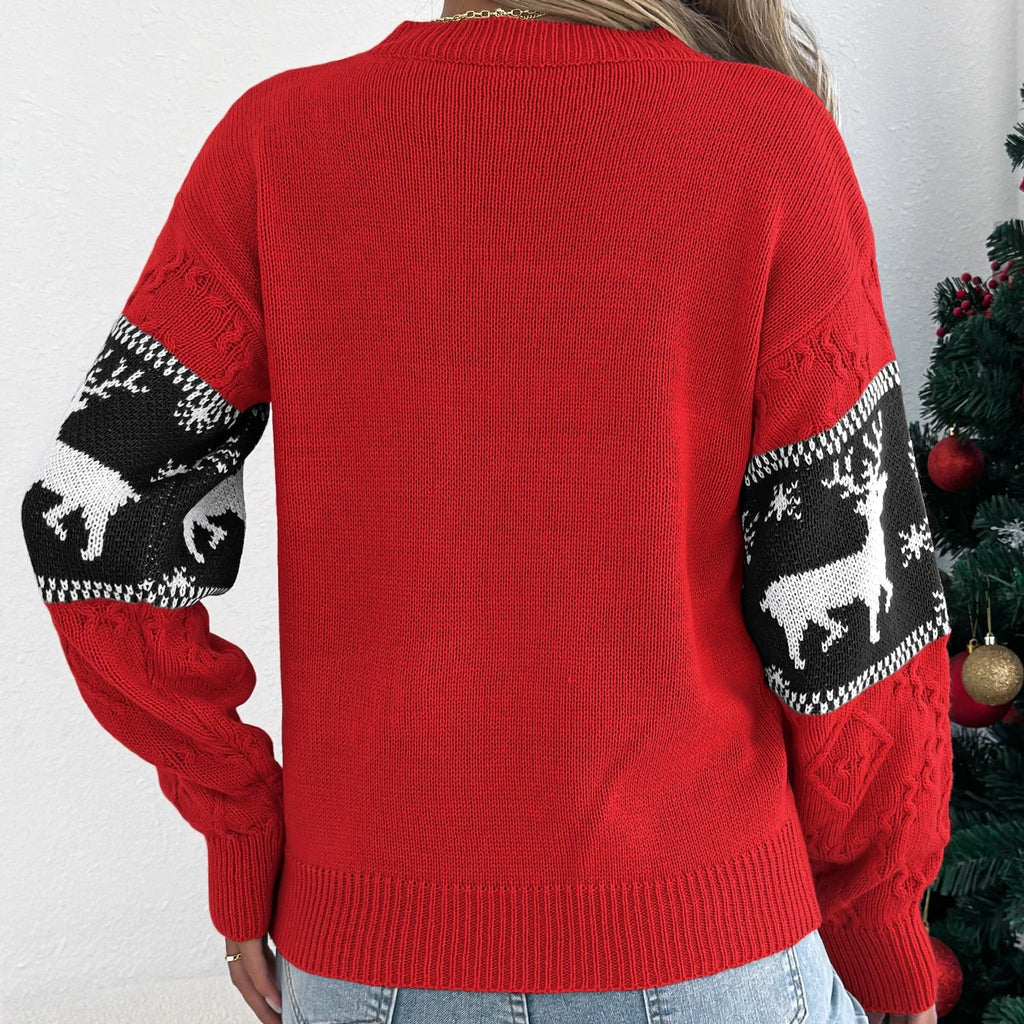 Deer Fair Isle Women's Christmas Jumper