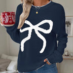 Big Bow Women's Christmas Jumper - Pink