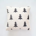Plush Fir Trees Christmas Cushion Cover