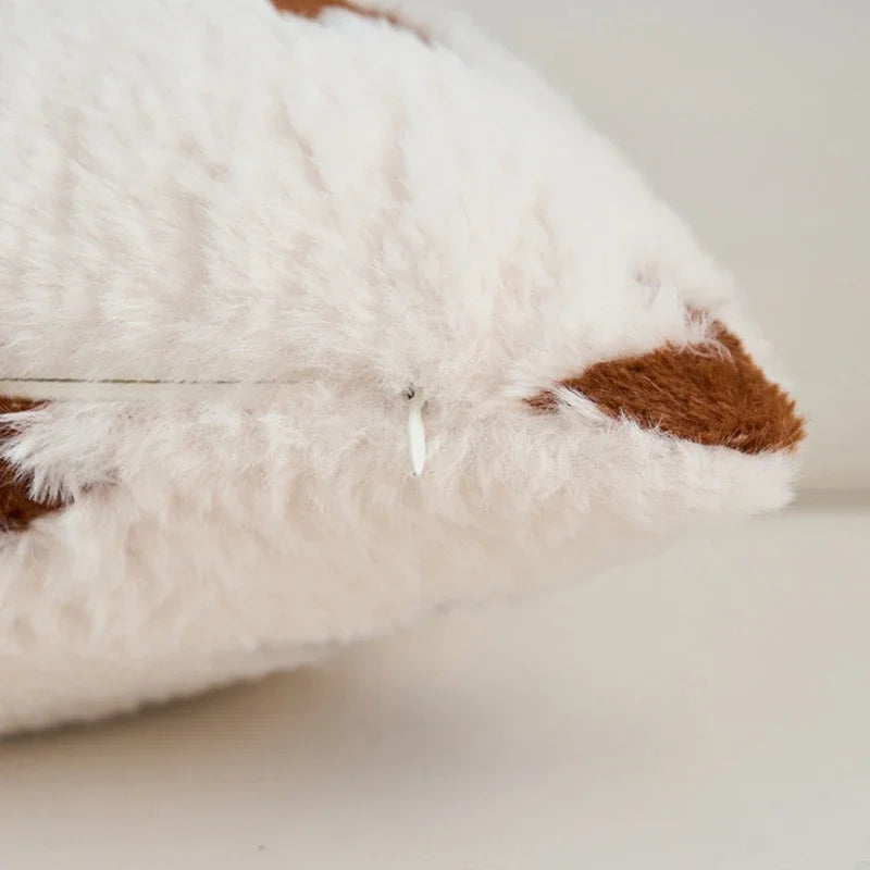 Plush Fir Trees Christmas Cushion Cover