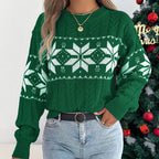 Fair Isle Women's Christmas Jumper - Green