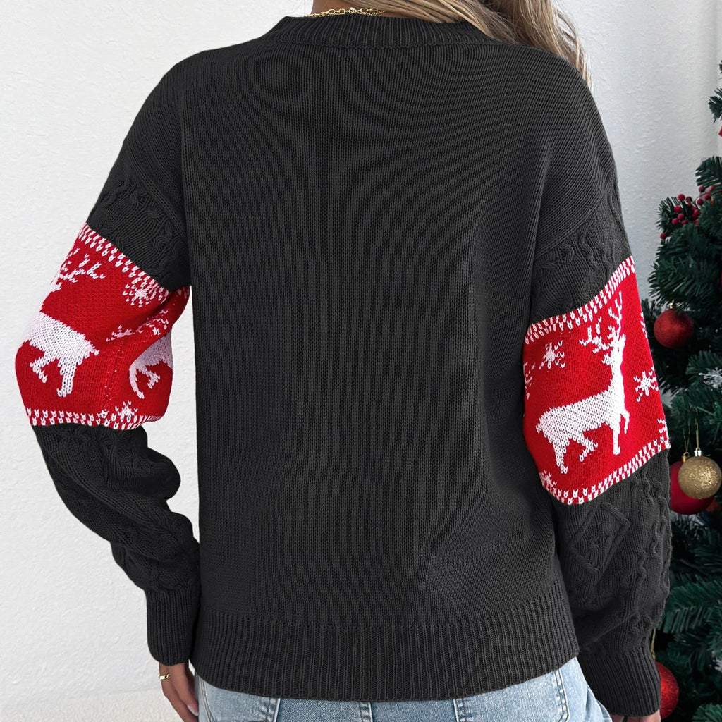 Deer Fair Isle Women's Christmas Jumper