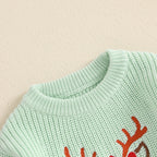 Sweet Deer Baby & Toddler Christmas Jumper - Pink