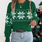 Fair Isle Women's Christmas Jumper - Green