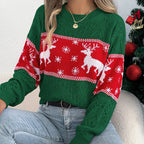 Deer Fair Isle Women's Christmas Jumper