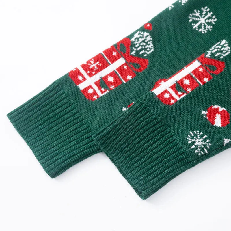 North Pole Party Knit Kids' Cardigan