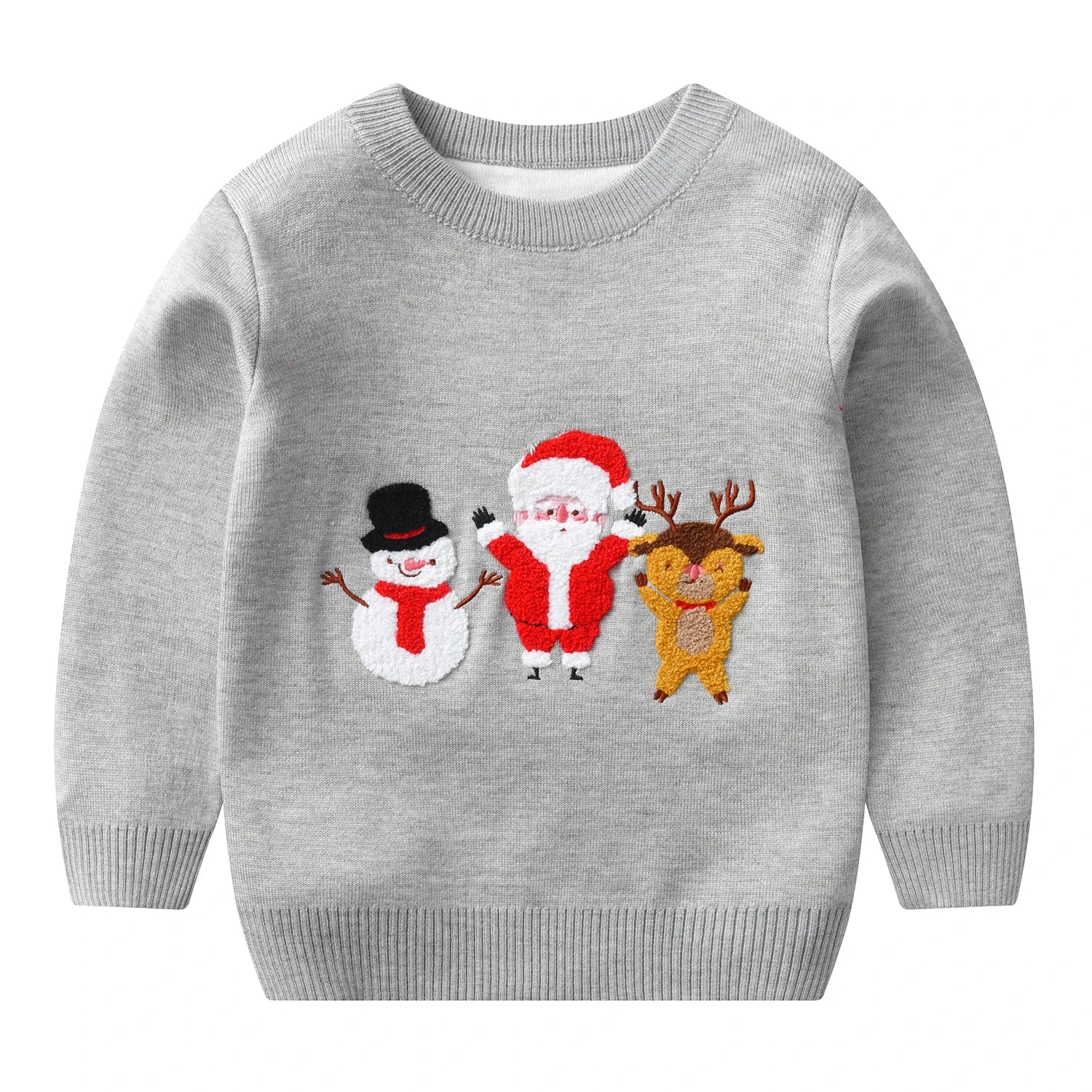 Santa and Friends Kids' Christmas Jumper