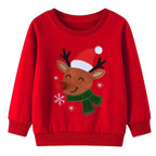 Red Nose Rudolf Kids' Christmas Jumper