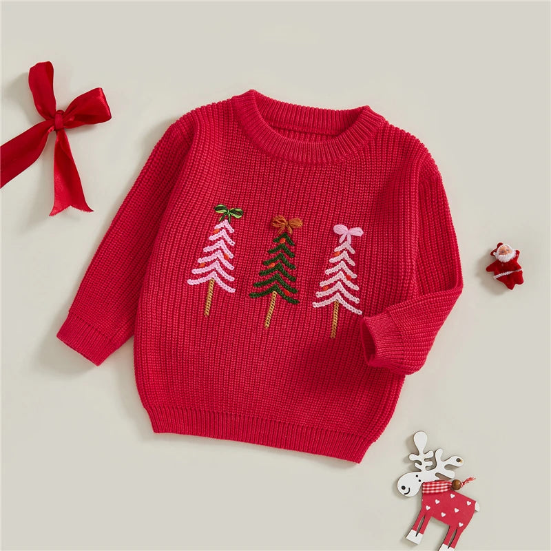 3 Trees Kids' Christmas Jumper