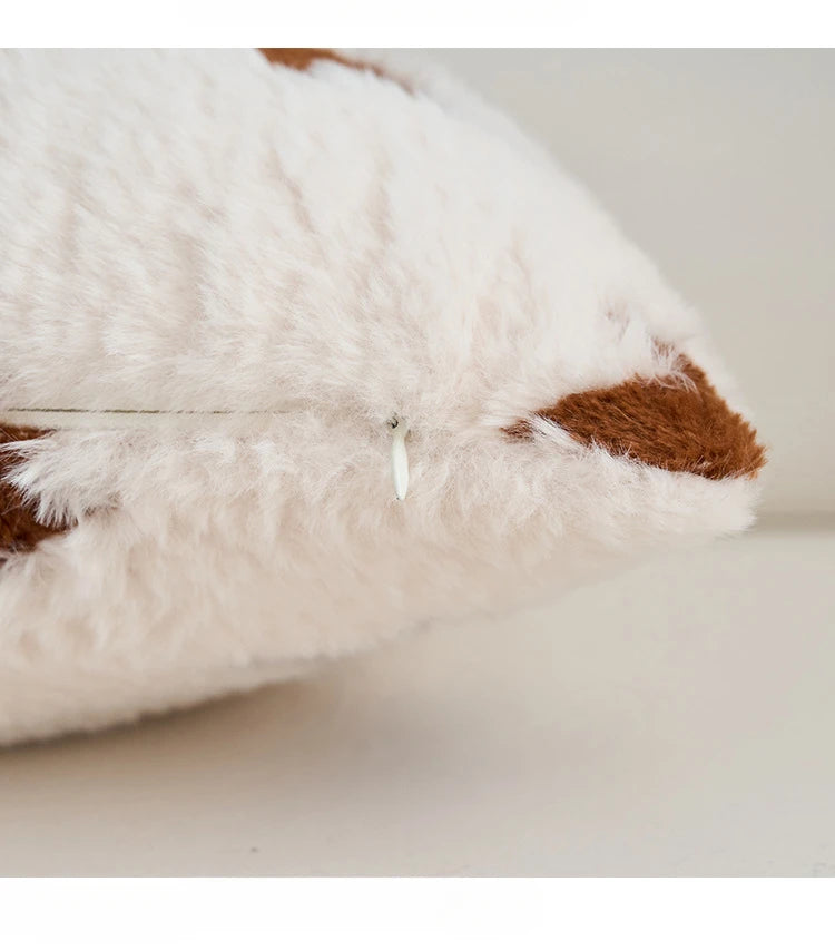 Plush Fir Trees Christmas Cushion Cover