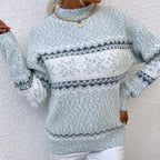 Soft Snowflake Women's Christmas Jumper - Pink