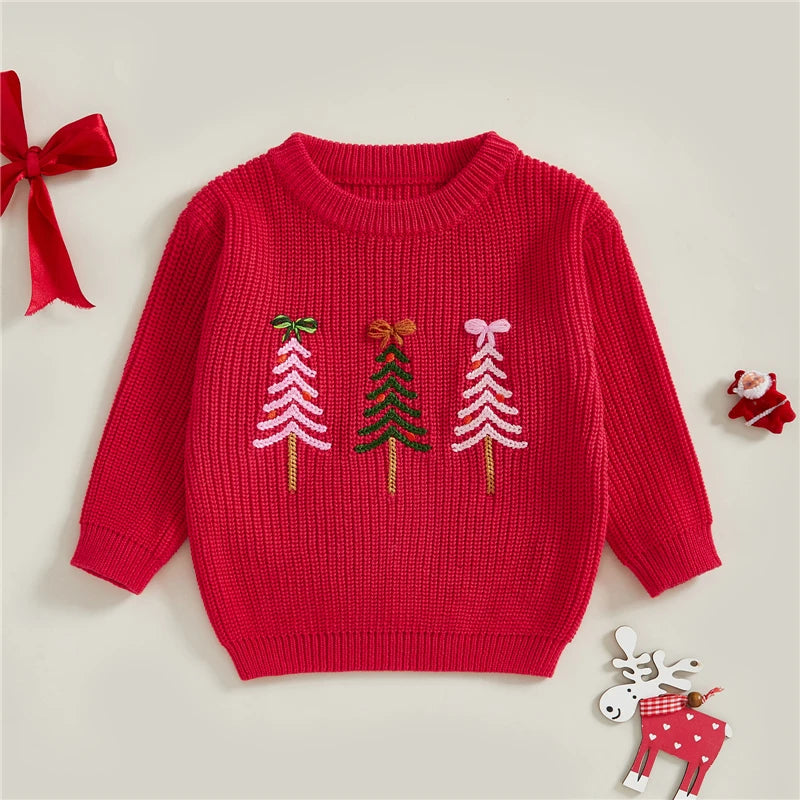 3 Trees Kids' Christmas Jumper