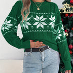 Fair Isle Women's Christmas Jumper - Green