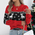 Deer Fair Isle Women's Christmas Jumper