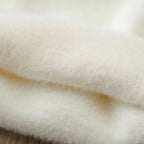 3D Festive Teddy Kids Christmas Jumper - Ivory