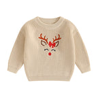 Sweet Deer Baby & Toddler Christmas Jumper - Pink